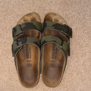 Camo Birkenstock’s sandals